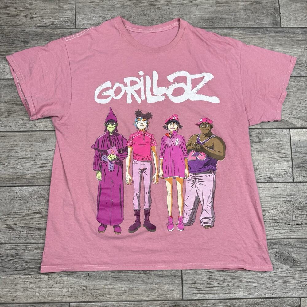 Gorillaz Tour T Shirt 2022 Noodle Murdoc Cracker Island Coachella Size M/L